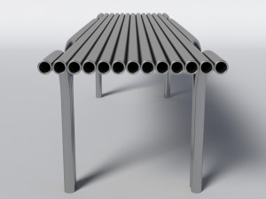 alltubes bench Model 3D