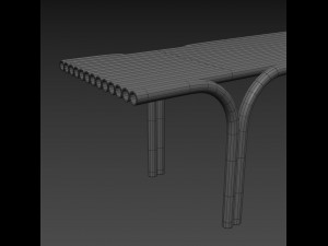 alltubes bench Model 3D