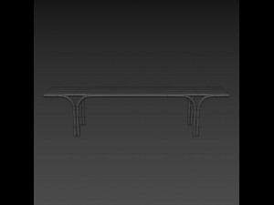 alltubes bench Model 3D