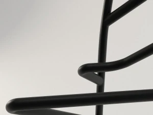 thin black lines chair 3D Model