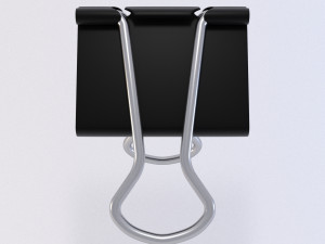 binder clip Modello 3D