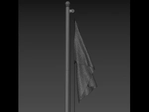 pirate flag 3D Model