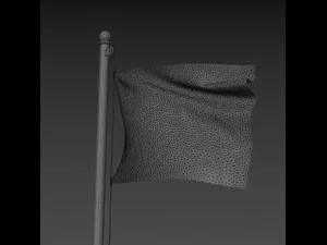 flag of china 3D Model