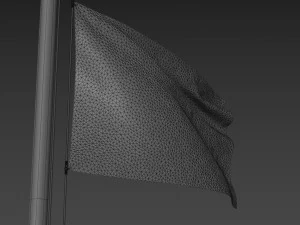 flag of china 3D Model