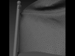 flag of china 3D Model