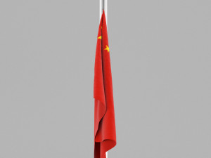 flag of china 3D Model