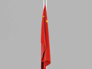 flag of china 3D Model