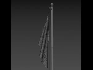 flag of china 3D Model