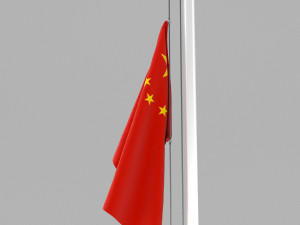 flag of china 3D Model