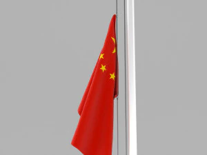 flag of china 3D Model