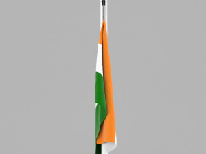flag of india Model 3D