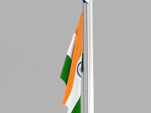 flag of india 3D Model