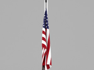 flag of united states of america Modelo 3D