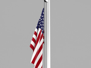 flag of united states of america Modelo 3D