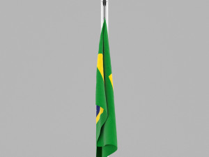 flag of brazil 3D मॉडल