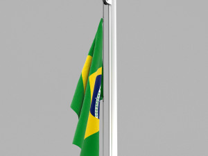 flag of brazil 3D मॉडल