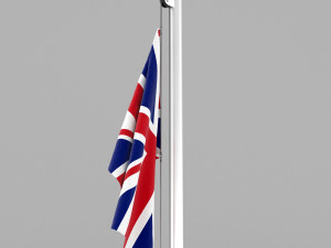 flag of united kingdom Modèle 3D