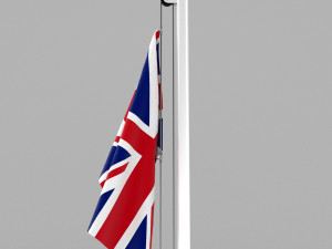flag of united kingdom Modèle 3D