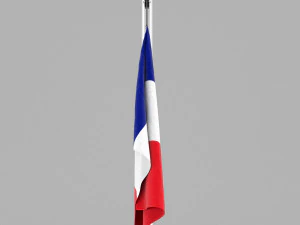 flag of france 3D Model