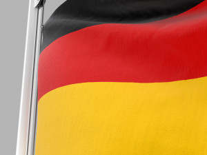 flag of germany 3D 모델