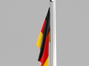 flag of germany 3D 모델