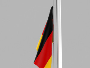 flag of germany 3D 모델