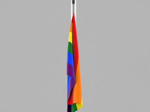 pride flag Modelo 3D
