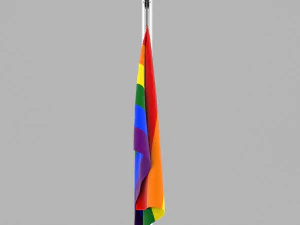 pride flag 3D Model