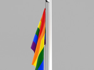 pride flag Modelo 3D