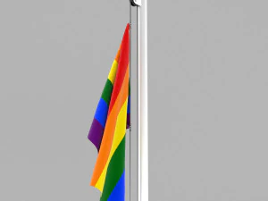 pride flag 3D Model