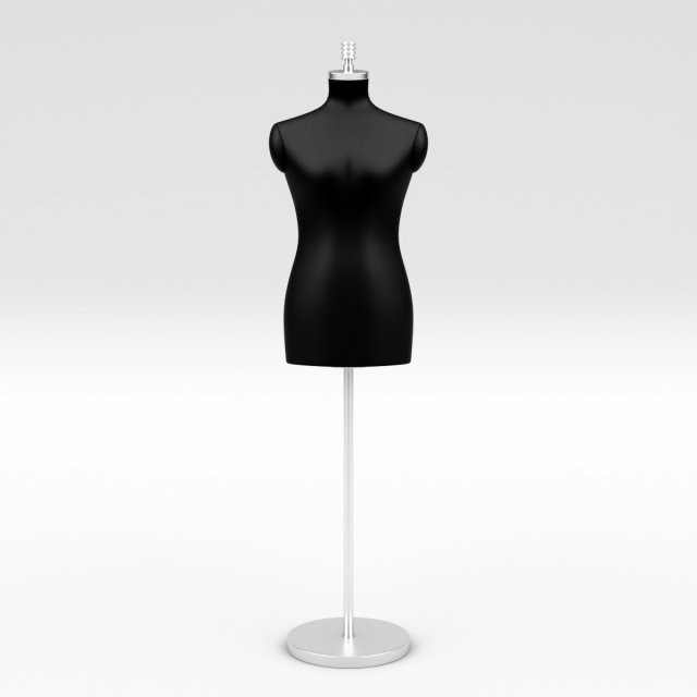 mannequin torso 3D Model .c4d .max .obj .3ds .fbx .stl .blend 