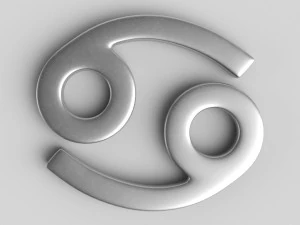 tanda kanker Model 3D