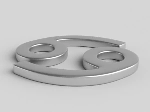 cancer sign 3D Model