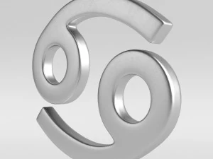 cancer sign 3D Model