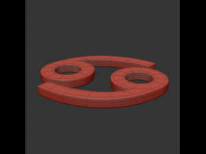 cancer sign 3D Модель