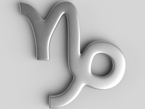 capricorn sign 3D Model