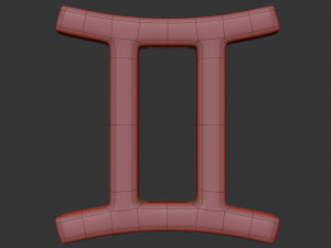 gemini sign 3D Model