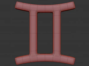 gemini sign 3D Model