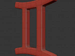 gemini sign 3D Model