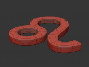 leo sign 3D मॉडल