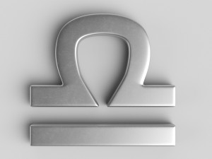 libra sign 3D Model