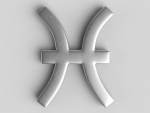 pisces sign 3D Model