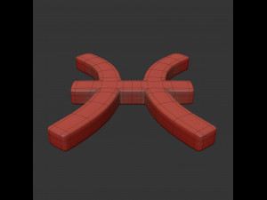 pisces sign Model 3D