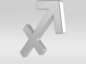 sagittarius sign 3D Model