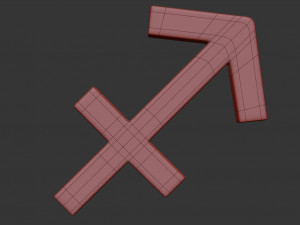 sagittarius sign Modelo 3D