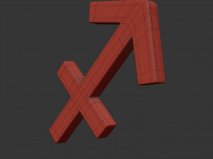sagittarius sign Modelo 3D