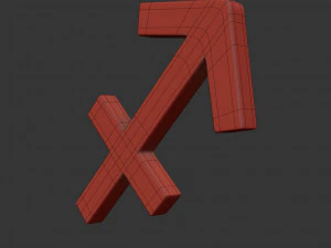 sagittarius sign 3D Model