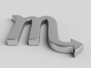 scorpio sign 3D 模型