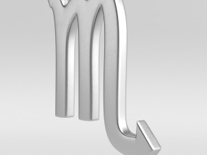 scorpio sign 3D 模型