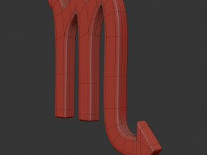 scorpio sign 3D 模型